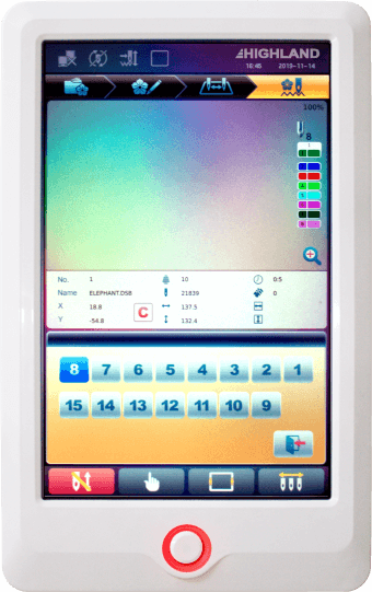 Embroidery Machine LCD Touch Screen Control Panel