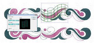 Wings Embroidery Software envelope tool